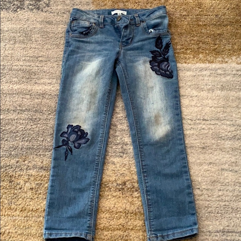 Girls Copper Key Skinny Jeans
